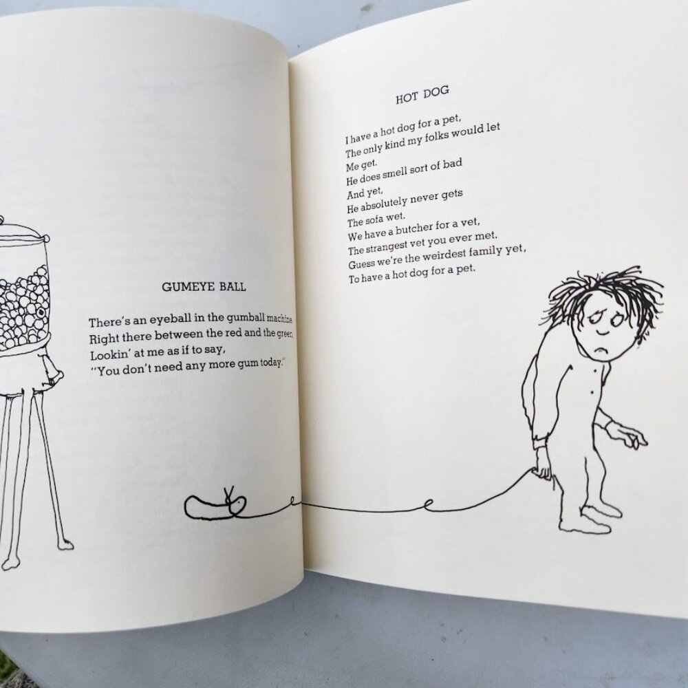 A Light in the Attic Shel Silverstien Poem Book Hardcover w/ Dust Cover Vintage - Picture 11 of 16